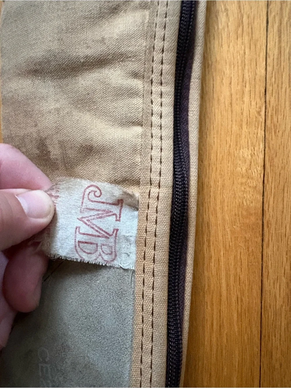 Vintage J.M. Bucheimer Canvas Gun Rifle Shotgun Case Bag Tan 45